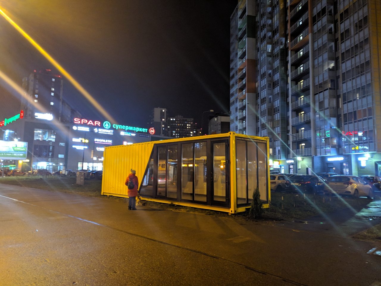 Городское поселение кудрово. Ночное Кудрово. Кудрово ночью.