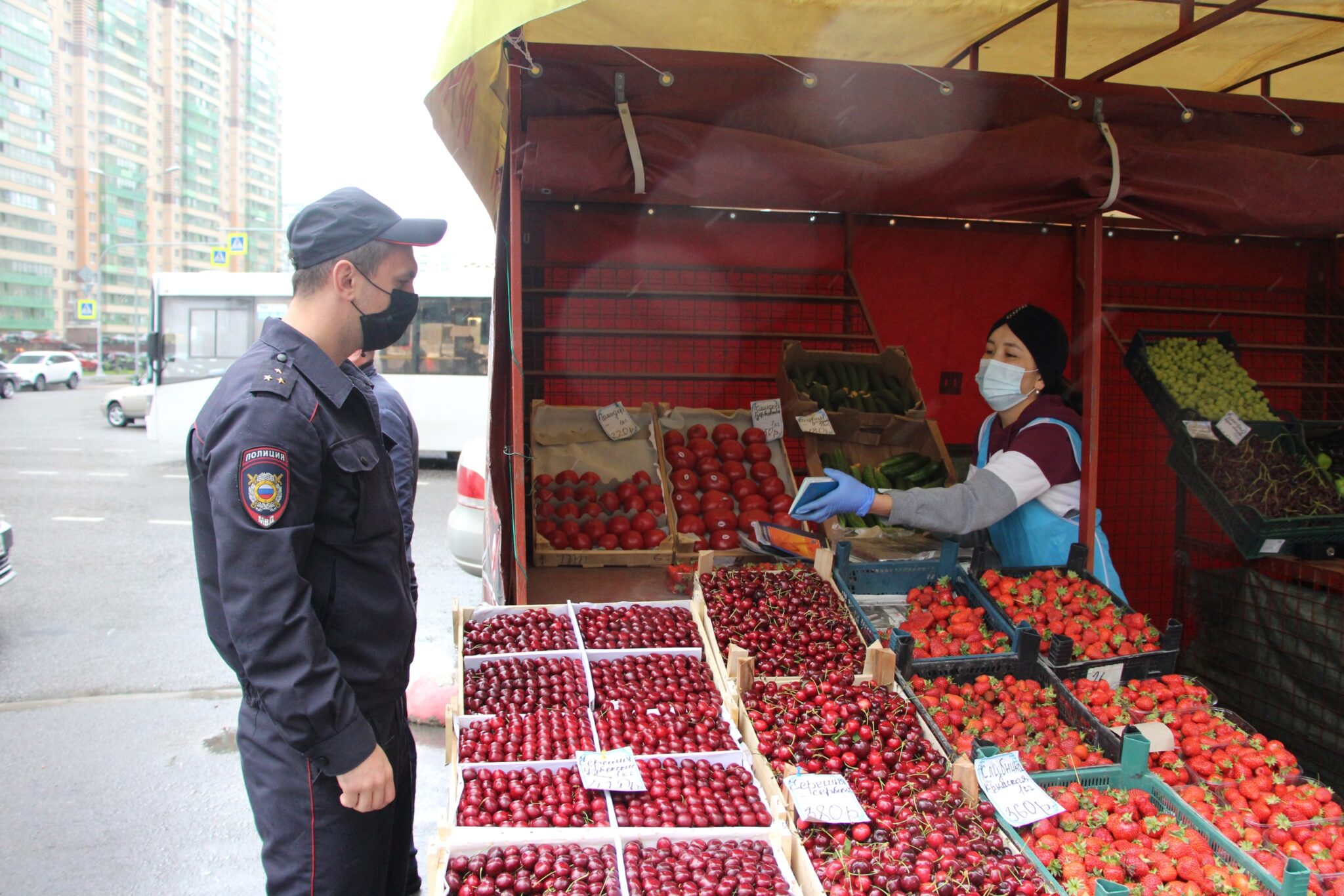 Кто и чем торгует в овощных палатках