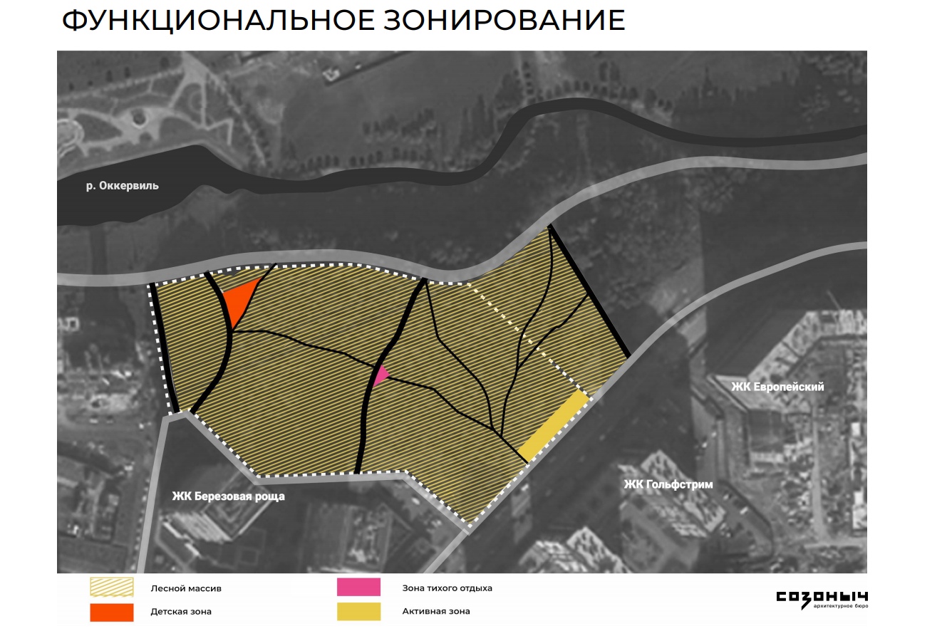 Заневский парк план