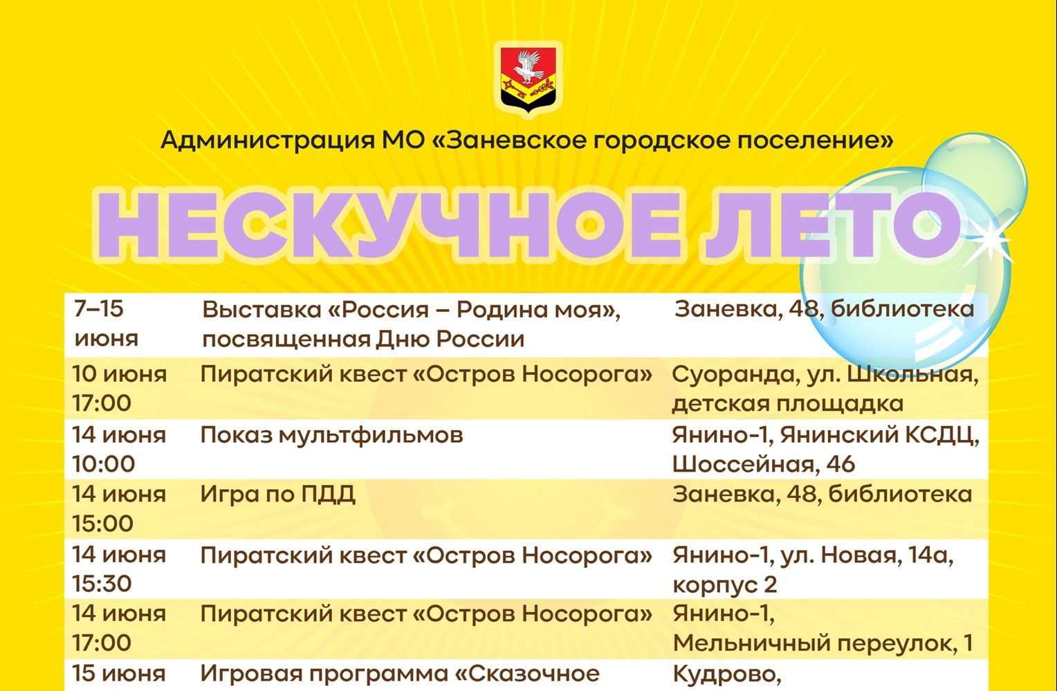 Нескучное лето» в Заневском поселении продолжается! – Заневское городское  поселение